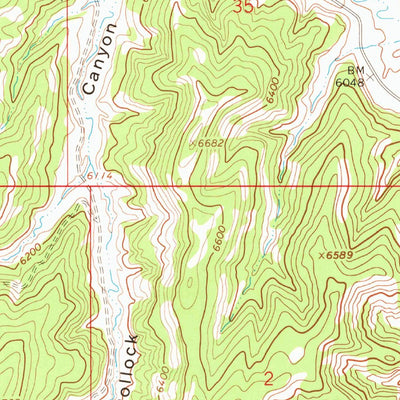 United States Geological Survey White Coyote Draw, CO (1964, 24000-Scale) digital map