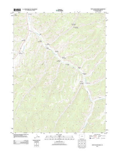 United States Geological Survey White Coyote Draw, CO (2013, 24000-Scale) digital map