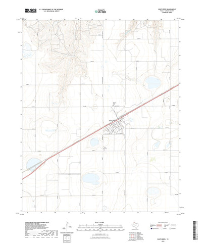 United States Geological Survey White Deer, TX (2022, 24000-Scale) digital map