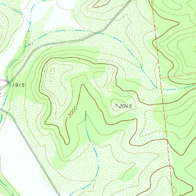 United States Geological Survey White Draw NE, TX (1973, 24000-Scale) digital map