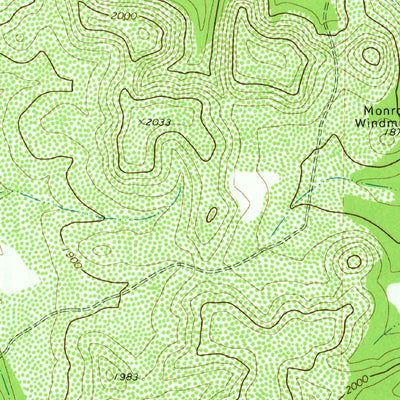 United States Geological Survey White Draw NW, TX (1973, 24000-Scale) digital map