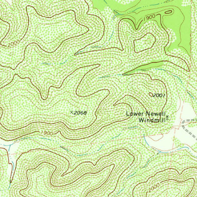 United States Geological Survey White Draw, TX (1973, 24000-Scale) digital map