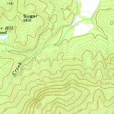 United States Geological Survey White East, GA (1972, 24000-Scale) digital map