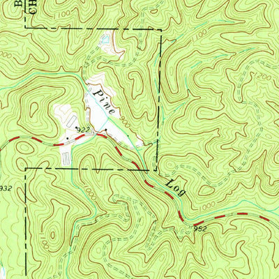 United States Geological Survey White East, GA (1972, 24000-Scale) digital map