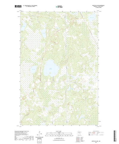 United States Geological Survey White Elk Lake, MN (2022, 24000-Scale) digital map