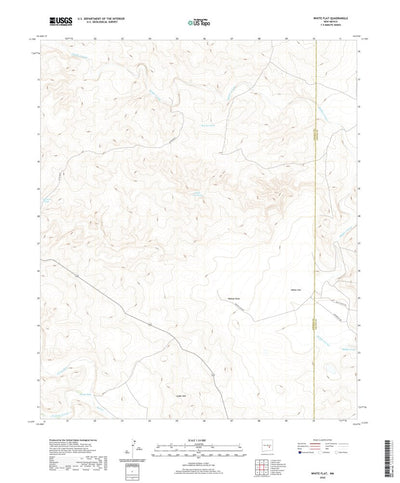 United States Geological Survey White Flat, NM (2020, 24000-Scale) digital map