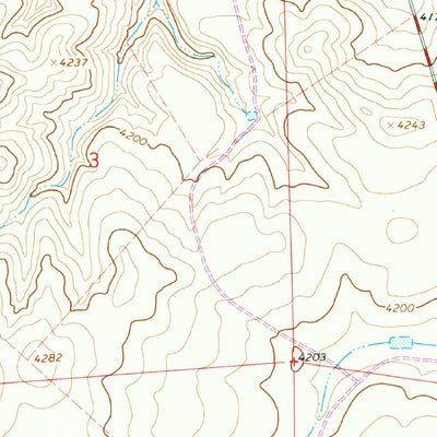United States Geological Survey White Flat SE, NM (1967, 24000-Scale) digital map