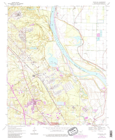 United States Geological Survey White Hall, AR (1970, 24000-Scale) digital map