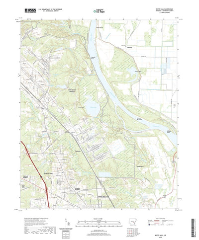 United States Geological Survey White Hall, AR (2020, 24000-Scale) digital map