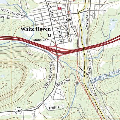 United States Geological Survey White Haven, PA (2023, 24000-Scale) digital map