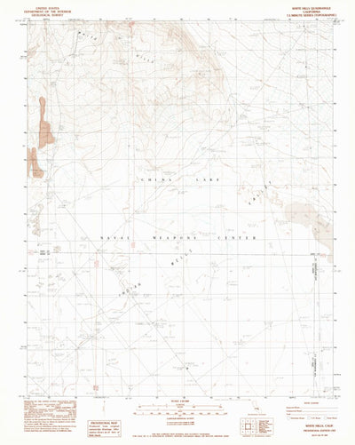 United States Geological Survey White Hills, CA (1983, 24000-Scale) digital map