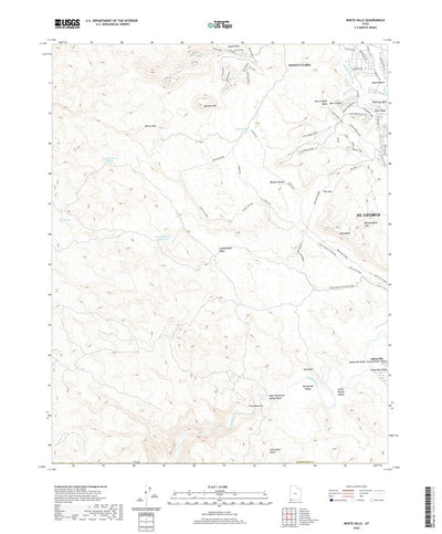 United States Geological Survey White Hills, UT (2020, 24000-Scale) digital map