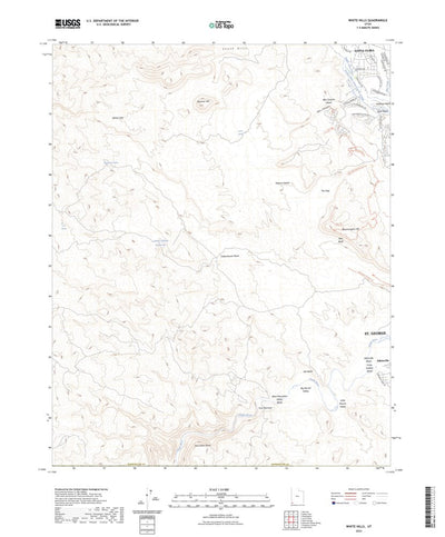 United States Geological Survey White Hills, UT (2023, 24000-Scale) digital map
