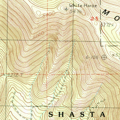 United States Geological Survey White Horse, CA (1990, 24000-Scale) digital map