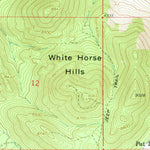United States Geological Survey White Horse Hills, AZ (1966, 24000-Scale) digital map