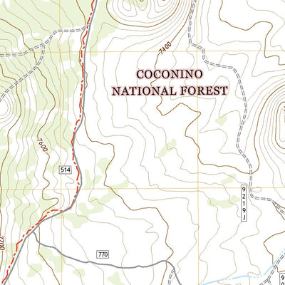 United States Geological Survey White Horse Hills, AZ (2021, 24000-Scale) digital map