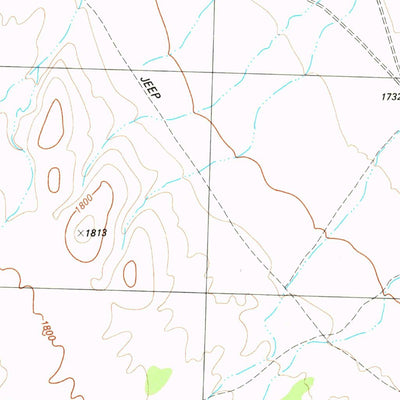 United States Geological Survey White Horse Mountain NW, NV (1982, 24000-Scale) digital map