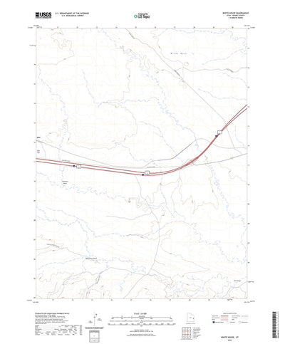 United States Geological Survey White House, UT (2023, 24000-Scale) digital map