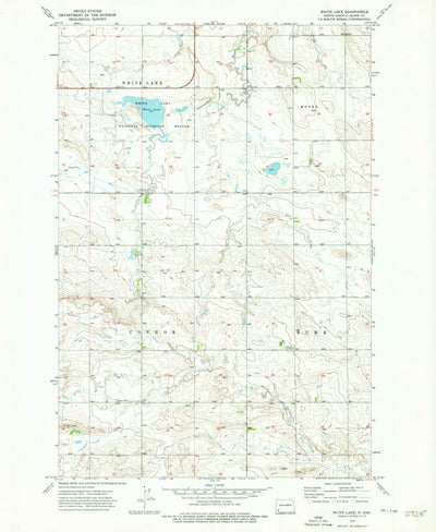 United States Geological Survey White Lake, ND (1973, 24000-Scale) digital map