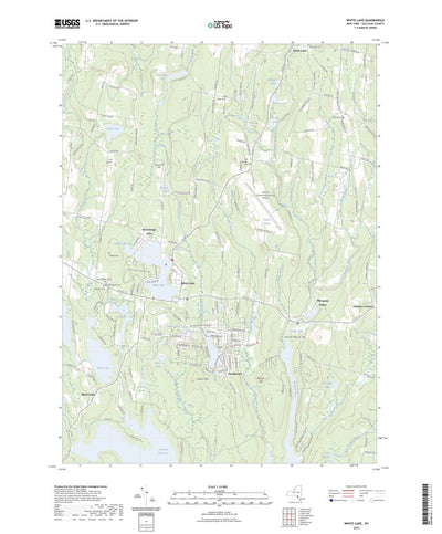 United States Geological Survey White Lake, NY (2023, 24000-Scale) digital map