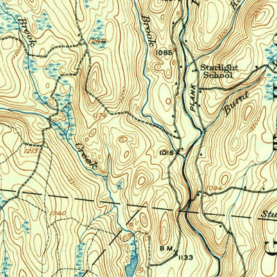 United States Geological Survey White Lake, NY-PA (1922, 62500-Scale) digital map