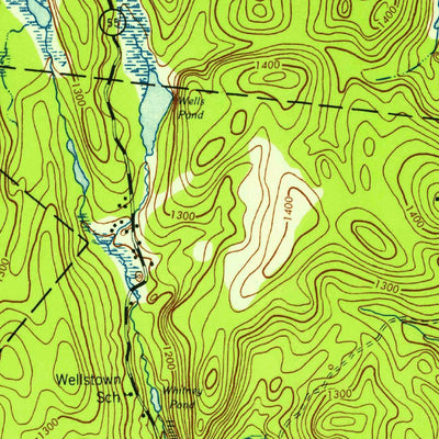 United States Geological Survey White Lake, NY-PA (1942, 62500-Scale) digital map