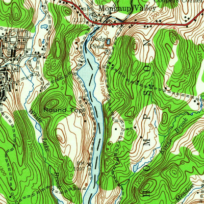 United States Geological Survey White Lake, NY-PA (1943, 62500-Scale) digital map