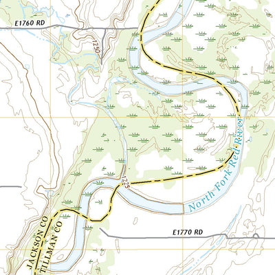 United States Geological Survey White Lake, OK (2022, 24000-Scale) digital map