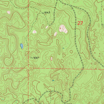 United States Geological Survey White Lake, WI (1973, 24000-Scale) digital map