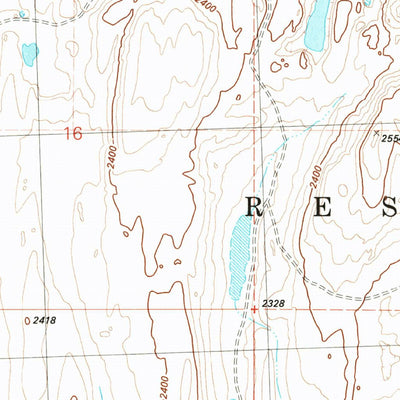 United States Geological Survey White Lakes, WA (1980, 24000-Scale) digital map