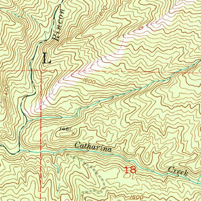 United States Geological Survey White Ledge Peak, CA (1952, 24000-Scale) digital map