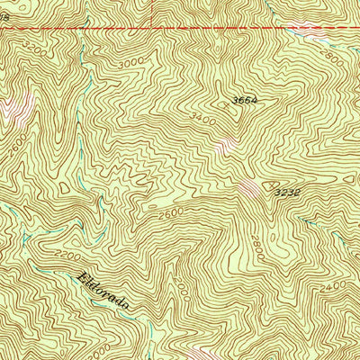United States Geological Survey White Ledge Peak, CA (1952, 24000-Scale) digital map