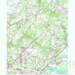 United States Geological Survey White Marsh, MD (1951, 24000-Scale) digital map