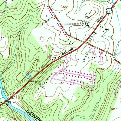 United States Geological Survey White Marsh, MD (1951, 24000-Scale) digital map
