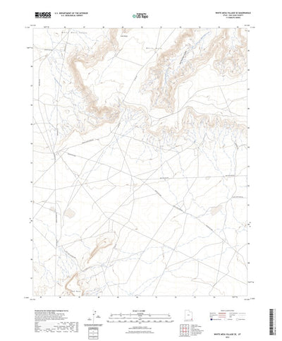 United States Geological Survey White Mesa Village SE, UT (2023, 24000-Scale) digital map