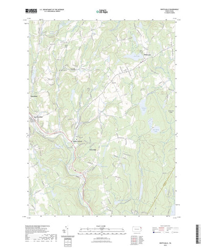 United States Geological Survey White Mills, PA (2023, 24000-Scale) digital map