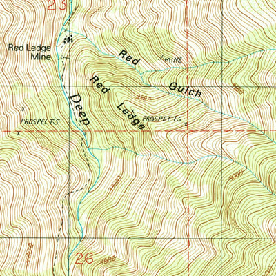 United States Geological Survey White Monument, ID-OR (1990, 24000-Scale) digital map