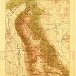 United States Geological Survey White Mountain, CA-NV (1917, 125000-Scale) digital map