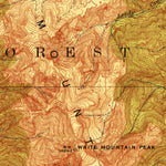 United States Geological Survey White Mountain, CA-NV (1917, 125000-Scale) digital map