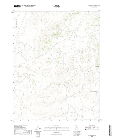 United States Geological Survey White Mountain, UT (2023, 24000-Scale) digital map