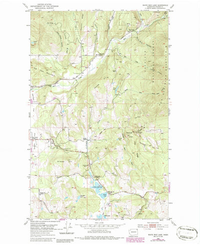 United States Geological Survey White Mud Lake, WA (1952, 24000-Scale) digital map