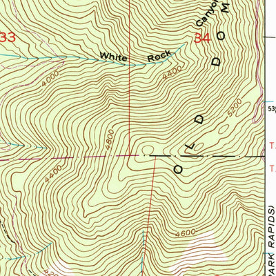 United States Geological Survey White Mud Lake, WA (1952, 24000-Scale) digital map
