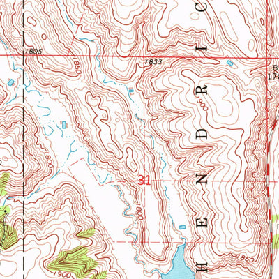 United States Geological Survey White NE, SD (1970, 24000-Scale) digital map