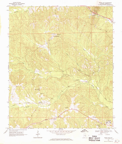 United States Geological Survey White Oak, AL (1968, 24000-Scale) digital map