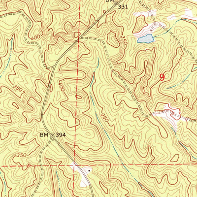 United States Geological Survey White Oak, AL (1968, 24000-Scale) digital map