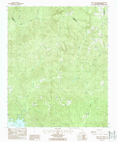 United States Geological Survey White Oak Creek, SC (1988, 24000-Scale) digital map