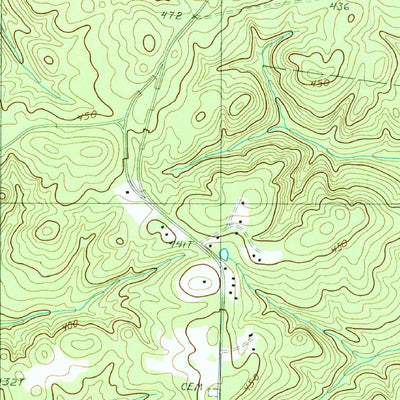 United States Geological Survey White Oak Creek, SC (1988, 24000-Scale) digital map