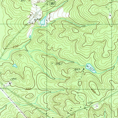 United States Geological Survey White Oak Creek, SC (1988, 24000-Scale) digital map