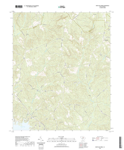 United States Geological Survey White Oak Creek, SC (2020, 24000-Scale) digital map