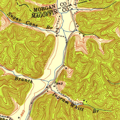 United States Geological Survey White Oak, KY (1951, 24000-Scale) digital map